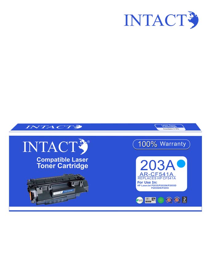 Intact Compatible with HP 203A (AR-CF541A) Cyan